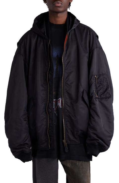 Balenciaga Designer Jackets for Men: Coats, Trenches, Down