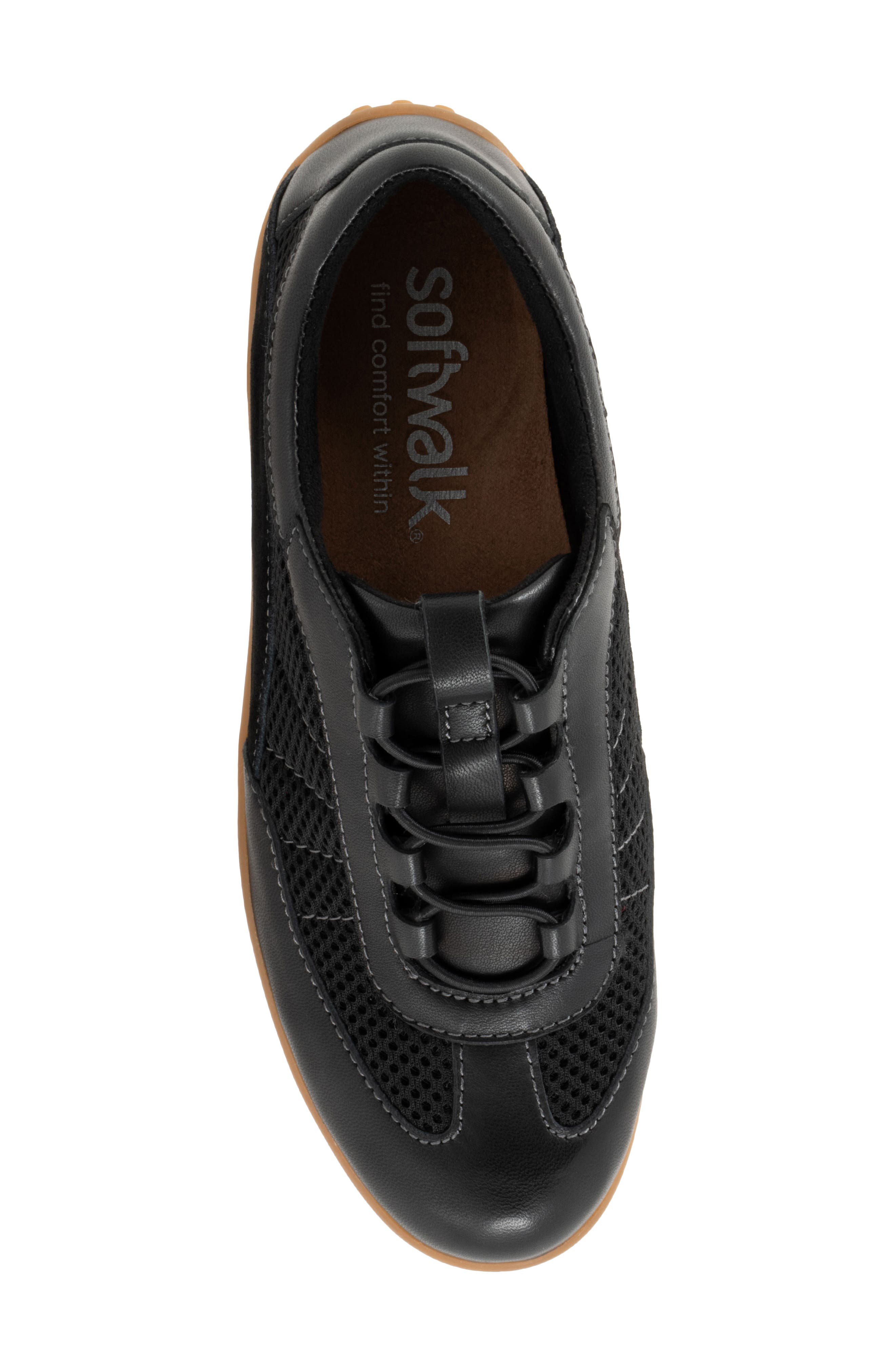 SoftWalk<sup>®</sup> Darby Slip-On Sneaker, Alternate, color, Black