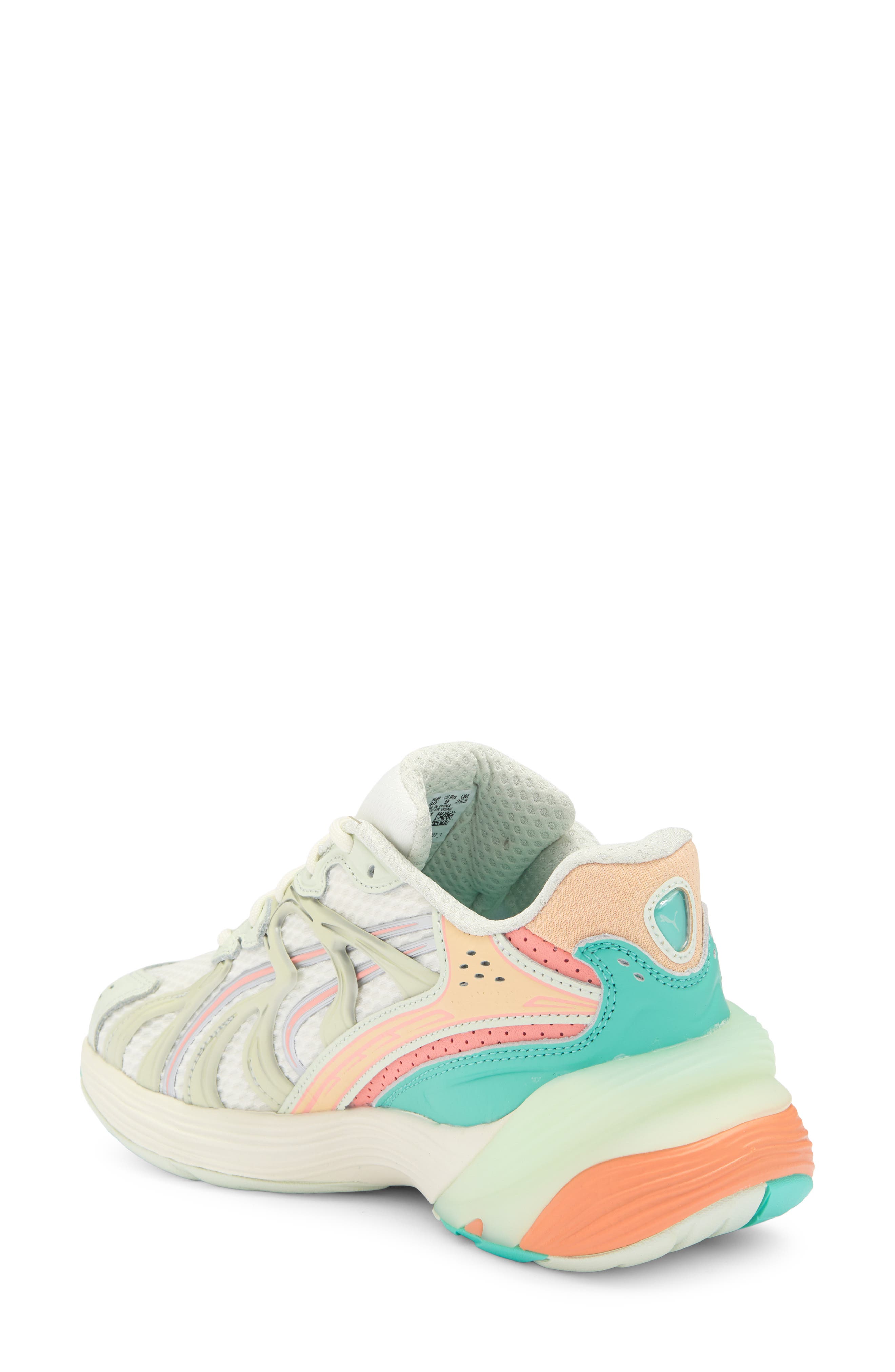 PUMA Inverse Heat Sneaker, Alternate, color, Warm White-Peach Fizz-Mint