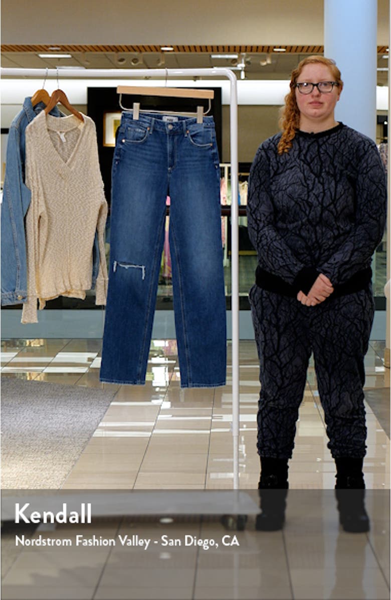 Sarah Ripped High Waist Straight Leg Jeans, sales video thumbnail