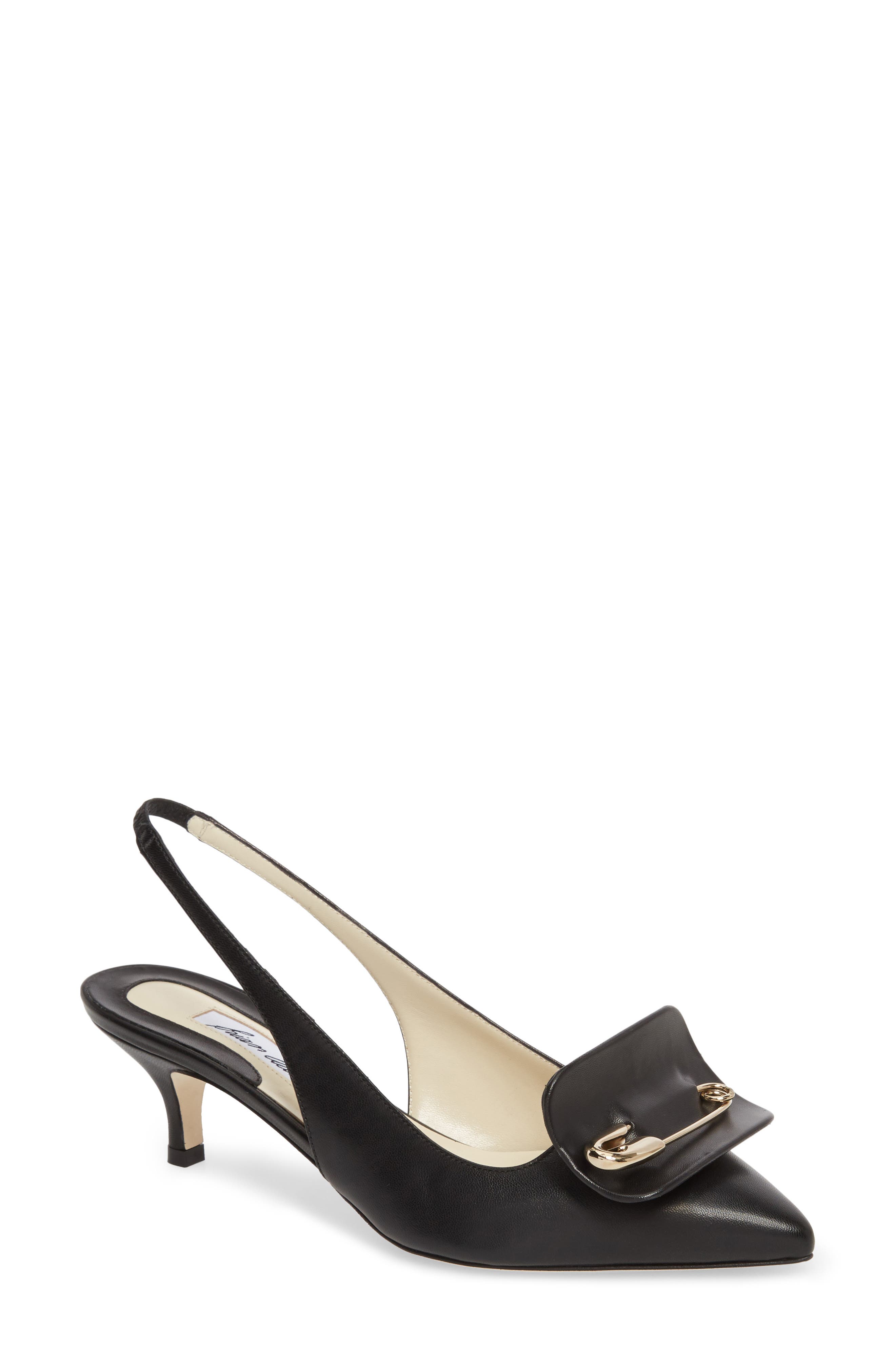 Guiliaa Slingback Pump, Main, color, BLACK NAPPA
