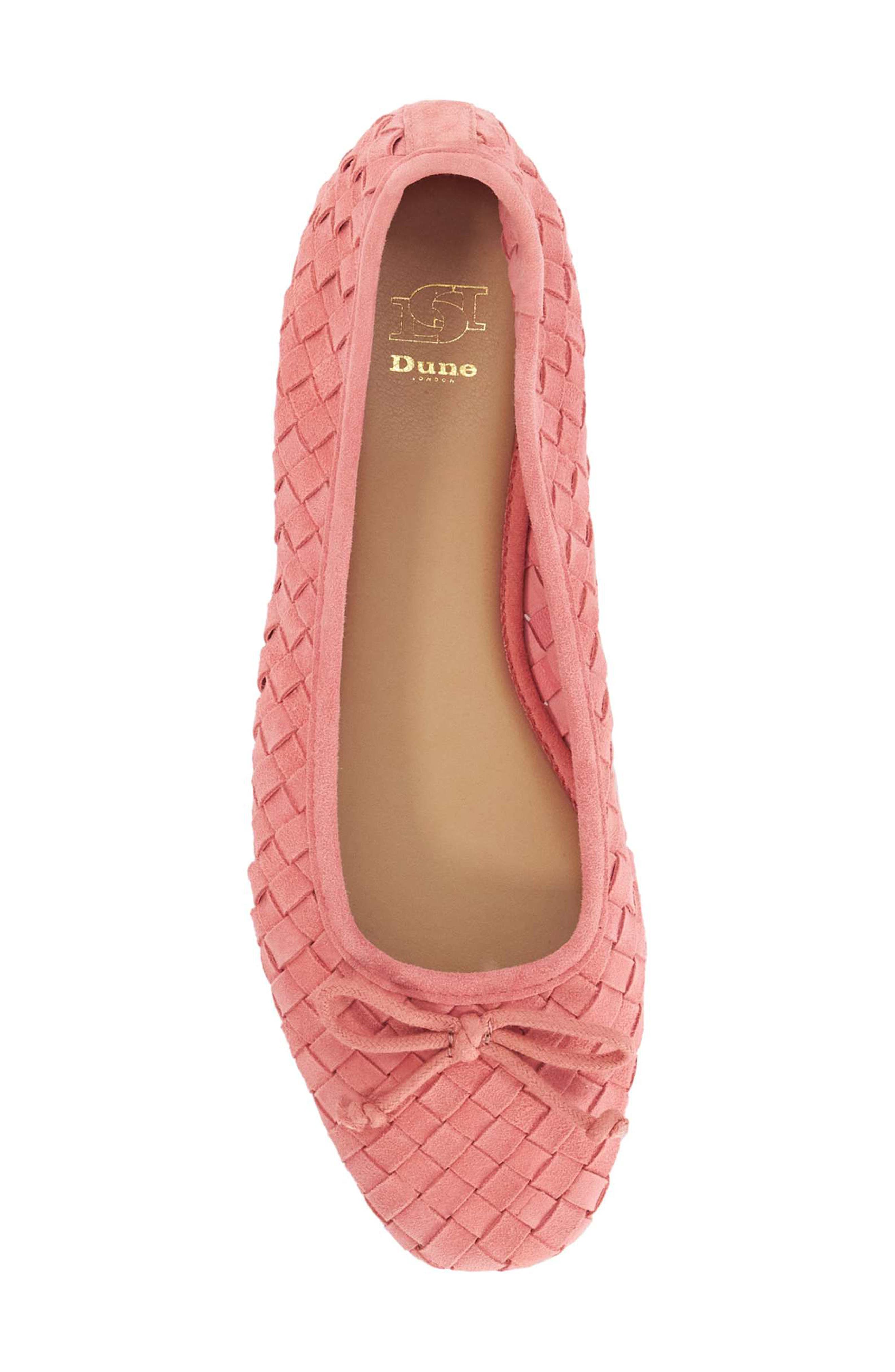 Heat Leather Ballet Flat, Alternate, color, RED