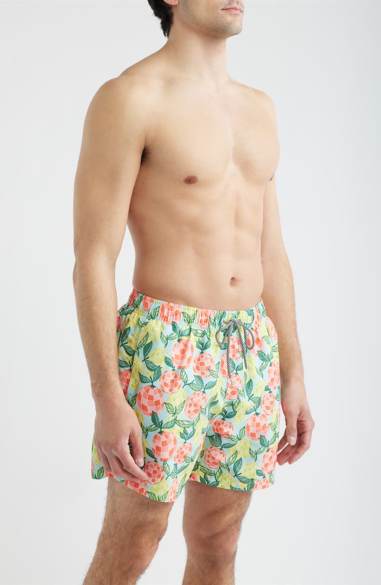 Boardies Citrus Disco Print Swim Trunks, Alternate, color, Multi
