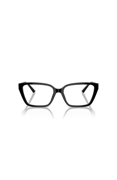 Jimmy Choo 55mm Cat Eye Optical Glasses In Black