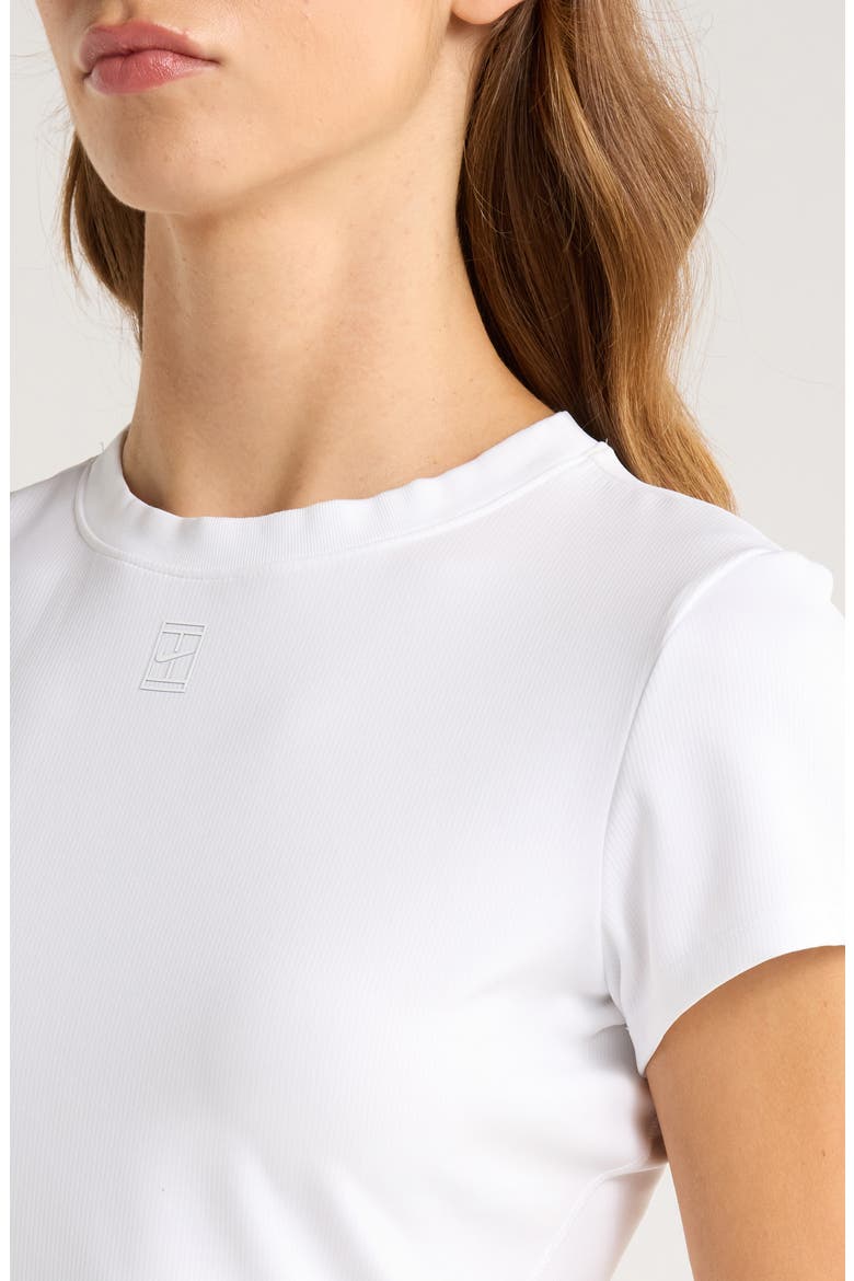 Court Advantage Tennis Top, Alternate, color, WHITE/WHITE