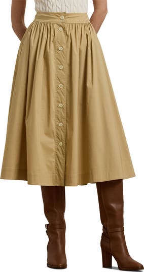 Cotton Blend Skirt