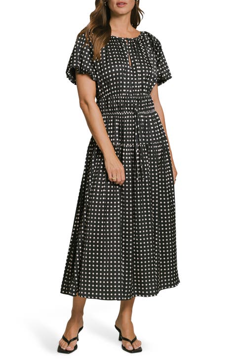 Anastasia Puff Sleeve Maxi Dress