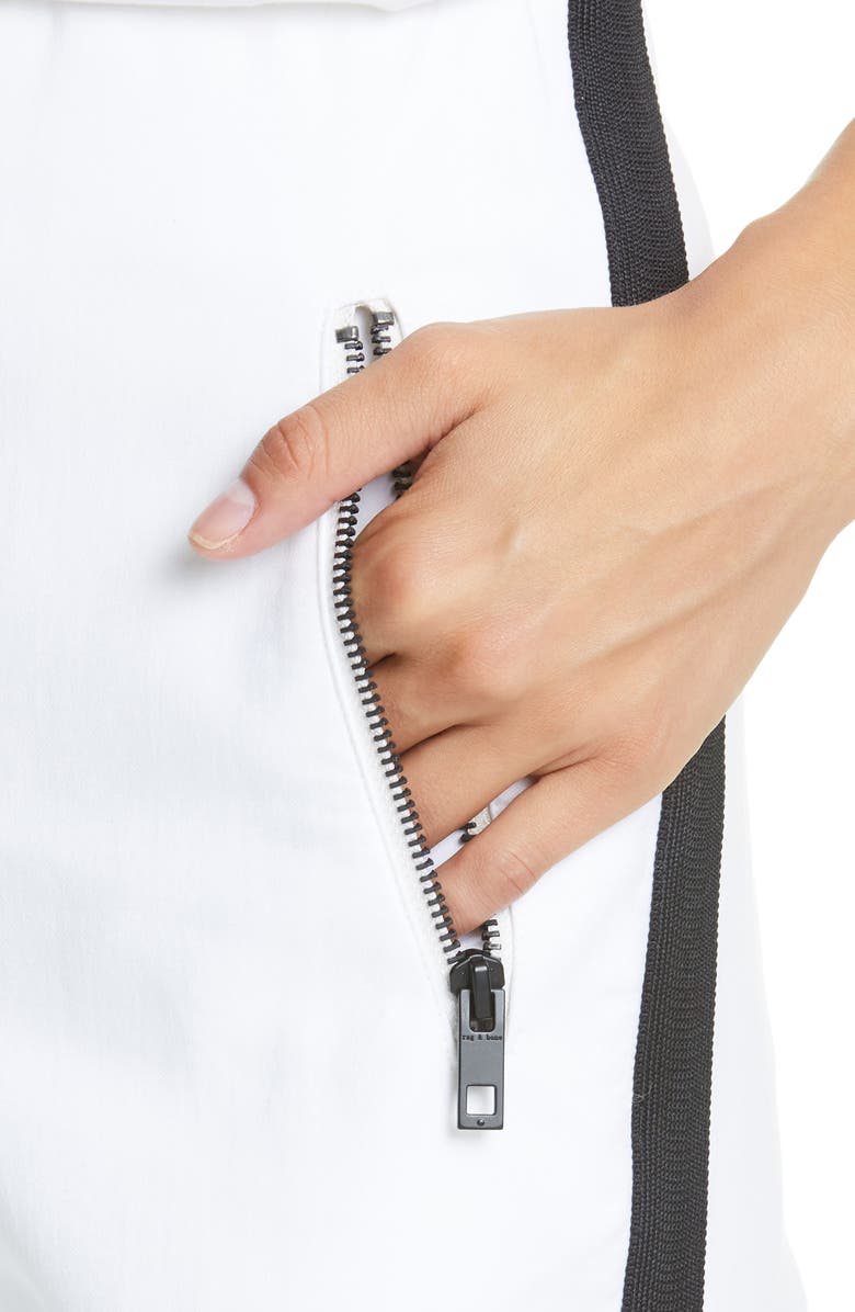 rag & bone Simone Side Stripe Ankle Pants, Alternate, color, 