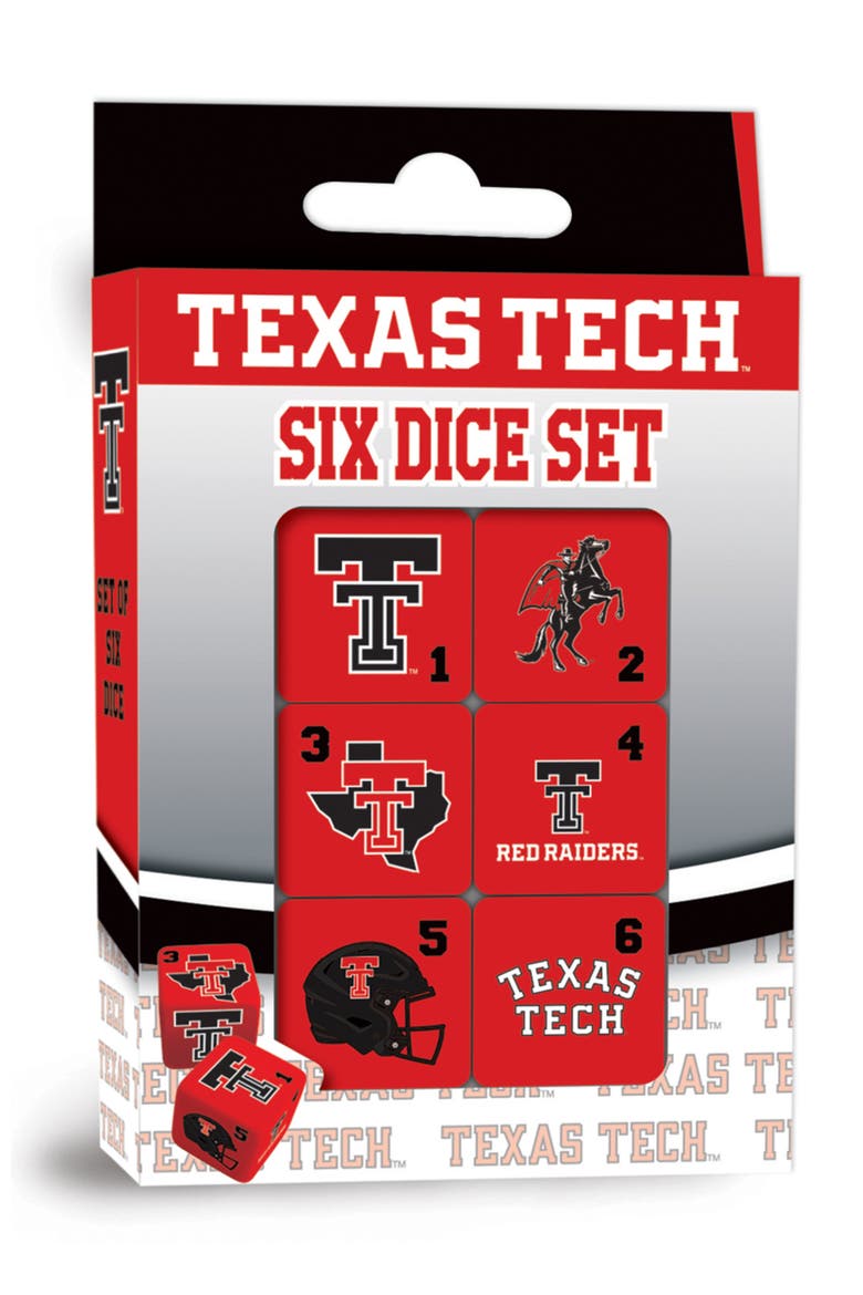 Texas Tech Red Raiders Dice Set - 19mm, Main, color, Multicolor