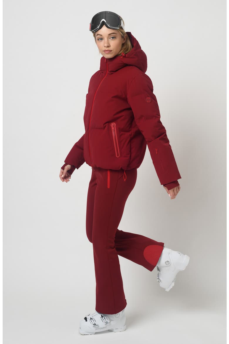 Poppy Ski Jacket, Alternate, color, Ruby