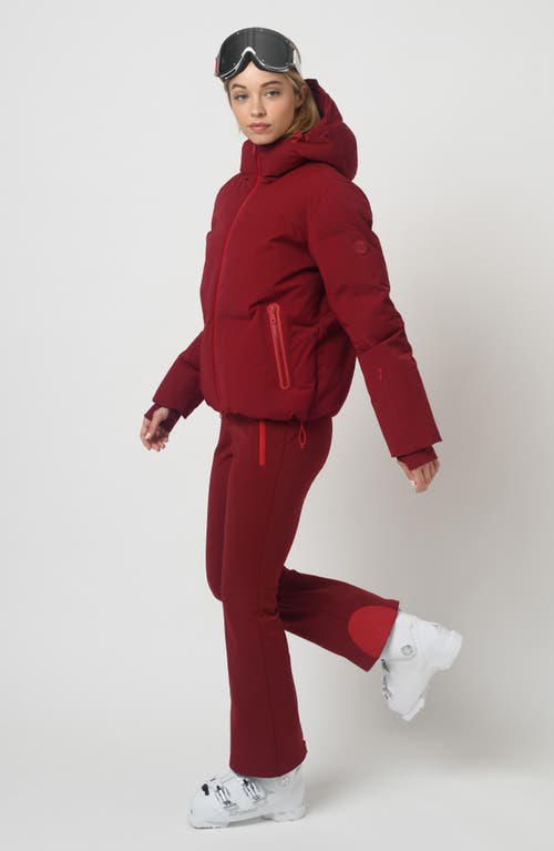 Jorde Poppy Ski Jacket In Ruby