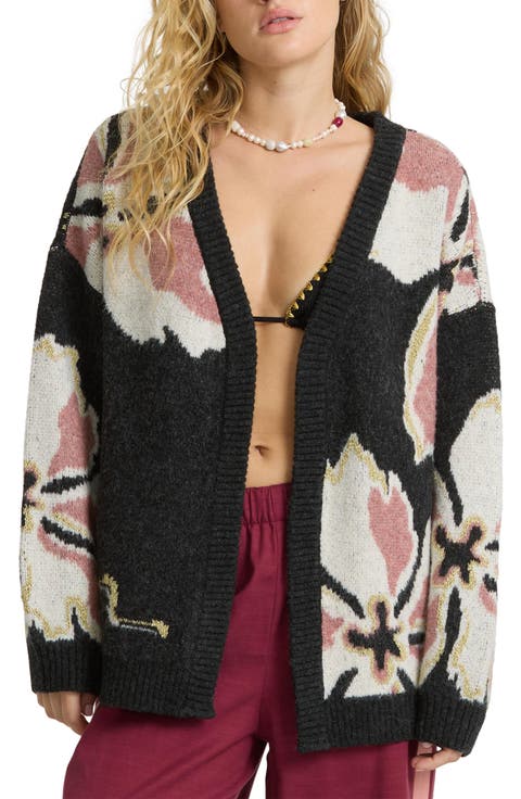 Holidazed Oversized Jacquard Cardigan
