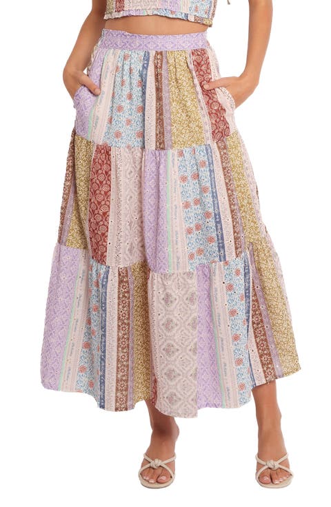 Petai Patchwork Maxi Skirt