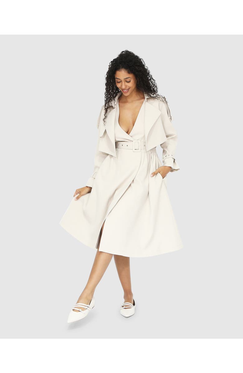 Belle & Bloom Miss Independence Midi Dress, Alternate, color, Sand