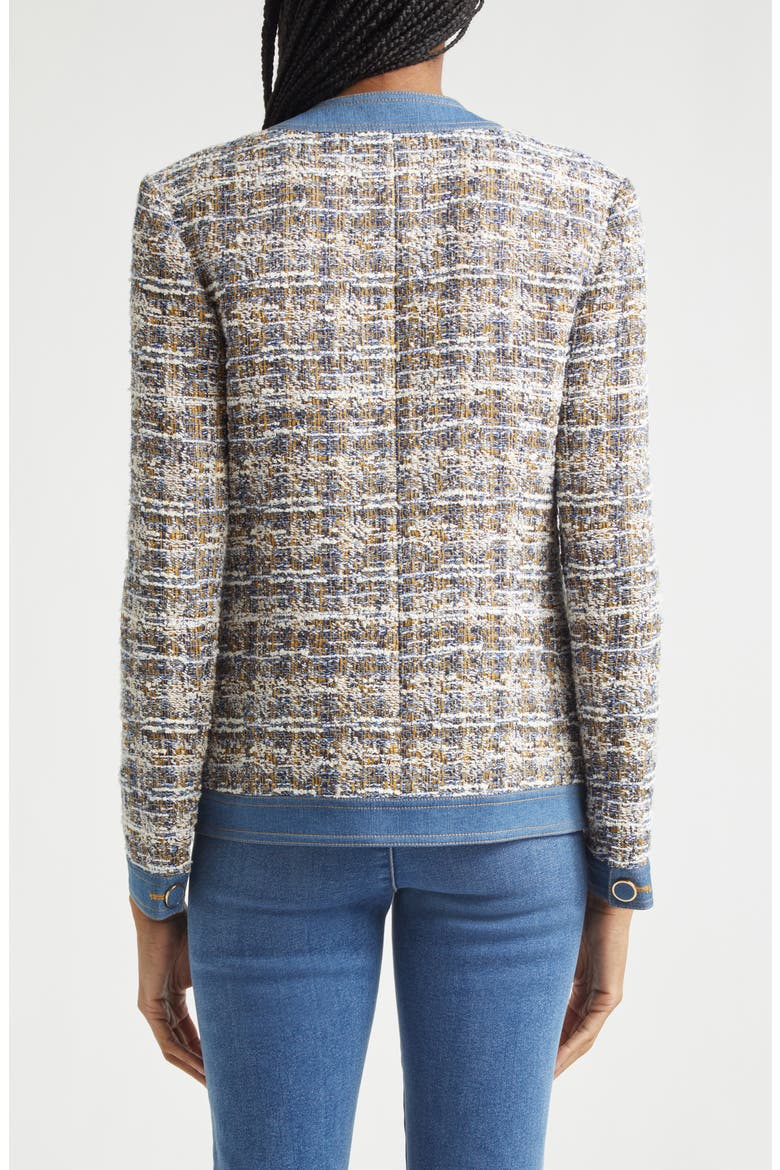 Ainslee Tweed & Denim Jacket, Alternate, color, NAVY MULTI