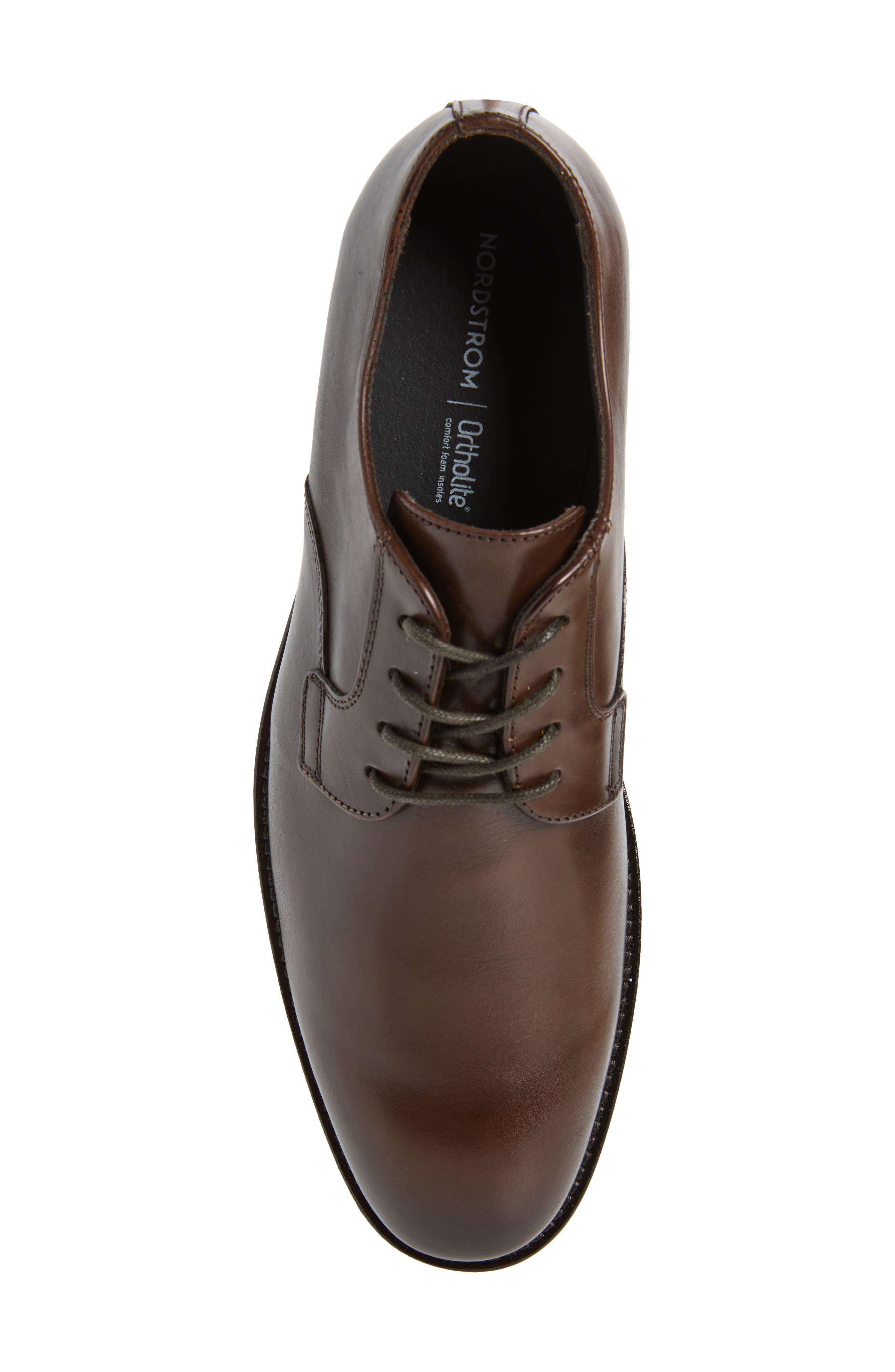 Michael Plain Toe Derby, Alternate, color, BROWN MAHOGANY