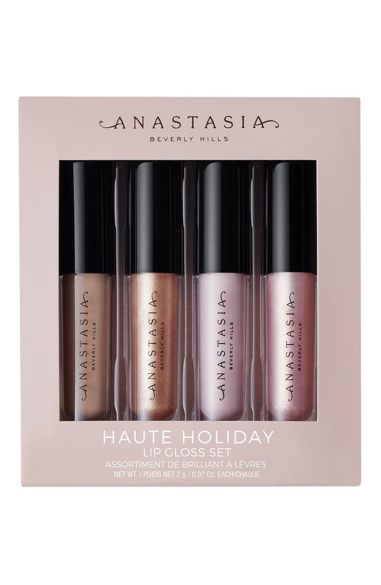 Anastasia Beverly Hills Haute Holiday Mini Lip Gloss Set, Alternate, color, 
