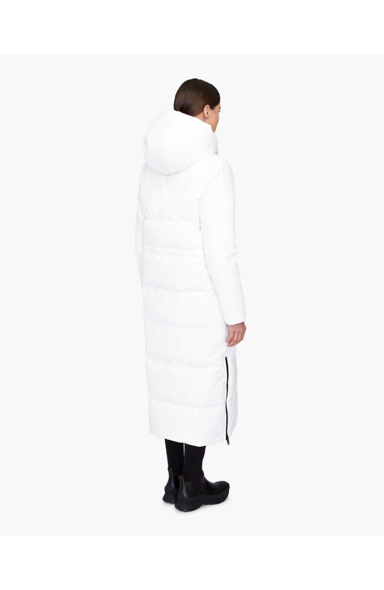 Quartz Co. SOFIA | Hooded Down Winter Jacket, Alternate, color, Ivory