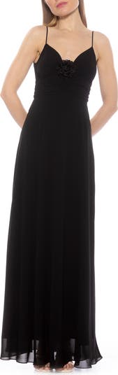 ALEXIA ADMOR ローガン モックネック シースドレス Alexia Admor Layla Rosette Maxi Dress | Nordstromrack