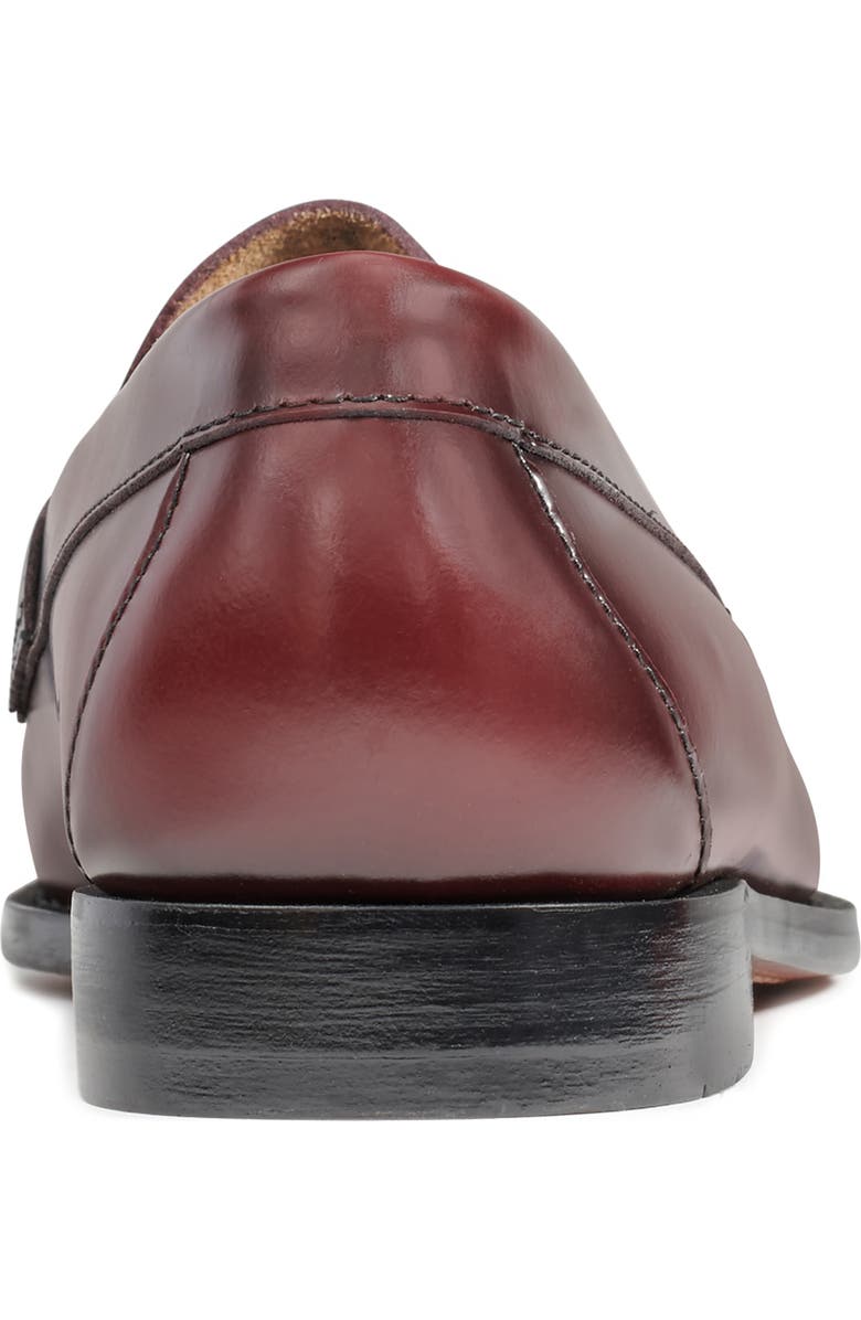 G.H.BASS Logan Leather Penny Loafer, Alternate, color, Wine