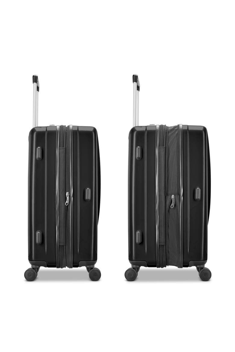 Winfield 2 Hardside Expandable 28" Large Checked Spinner Luggage, Alternate, color, Brushed Anthracite