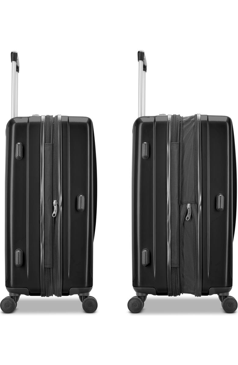 Samsonite Winfield 2 Checked-Large 28-Inch Hardside Expandable Luggage with Spinner Wheels, Alternate, color, Brushed Anthracite