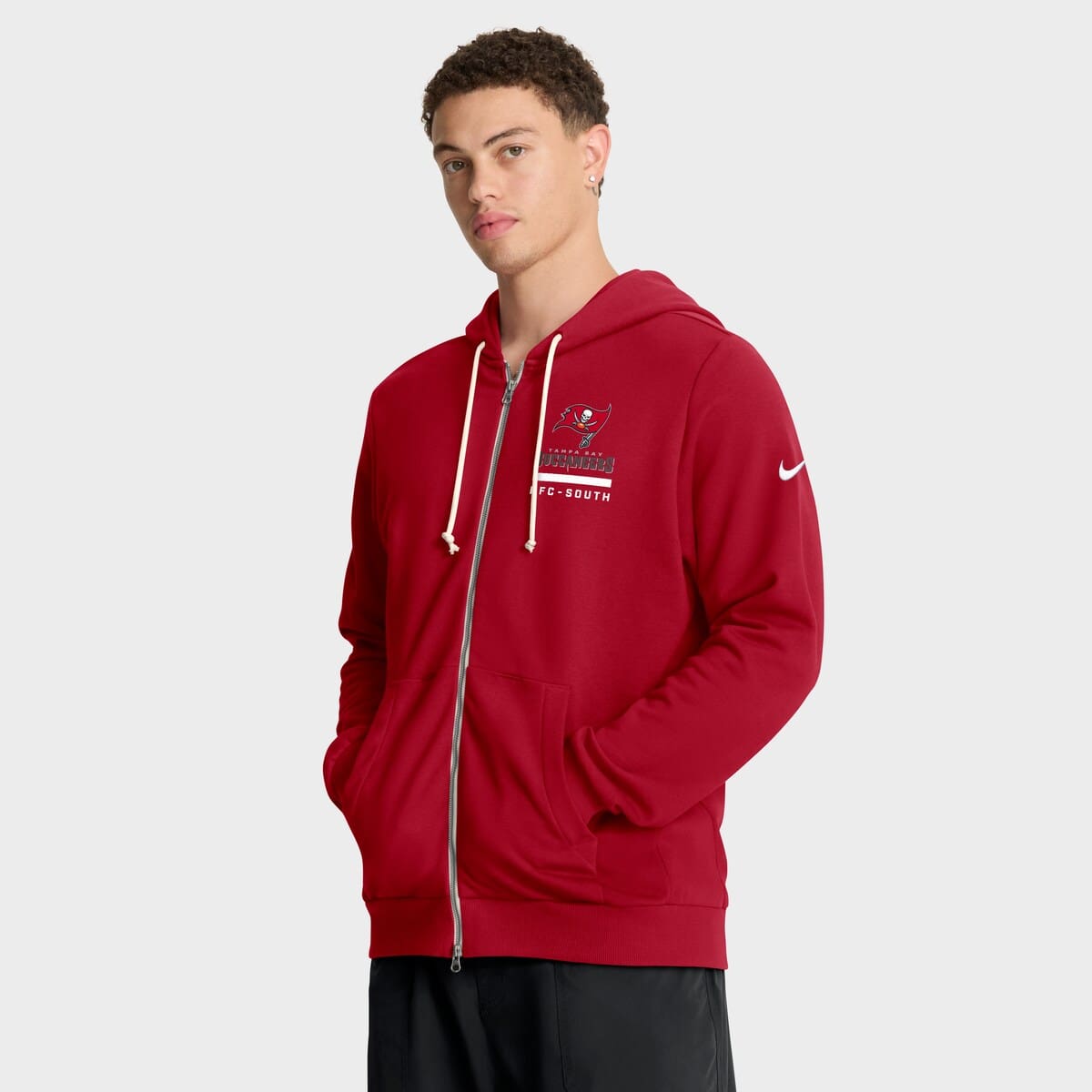 nike red dri fit hoodie