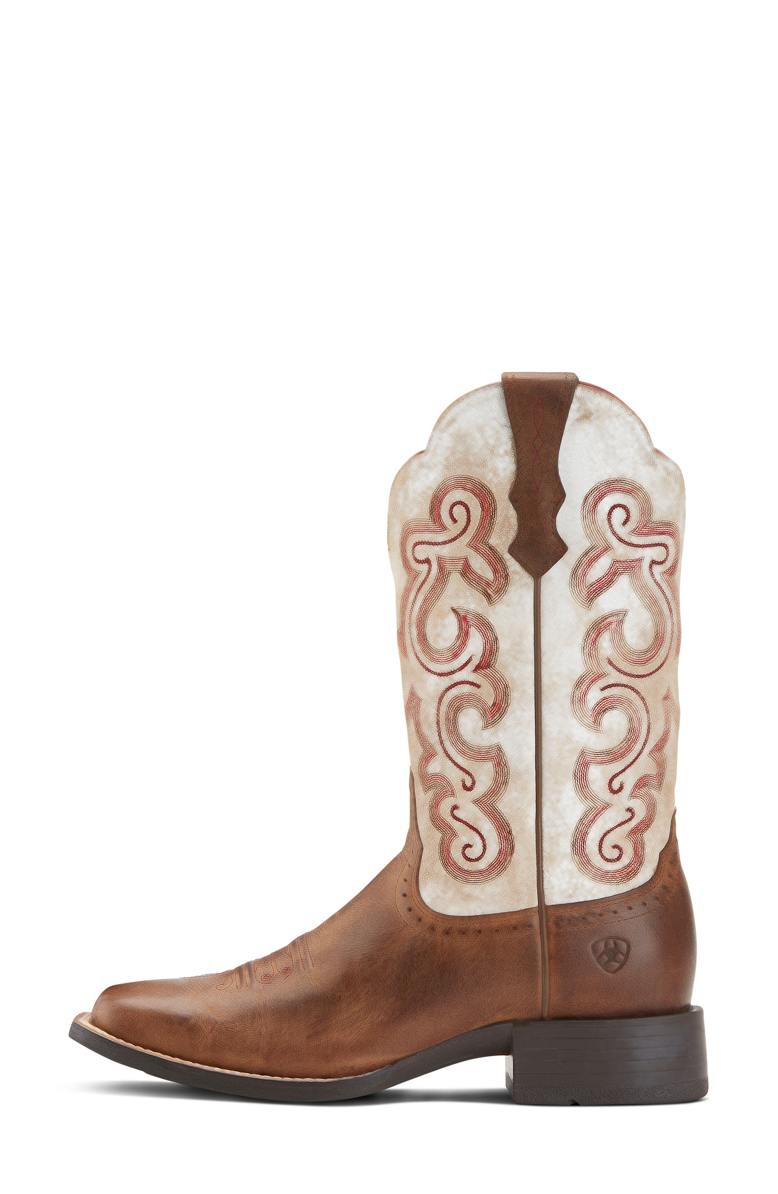 Ariat Quickdraw Western Boot, Alternate, color, Brown