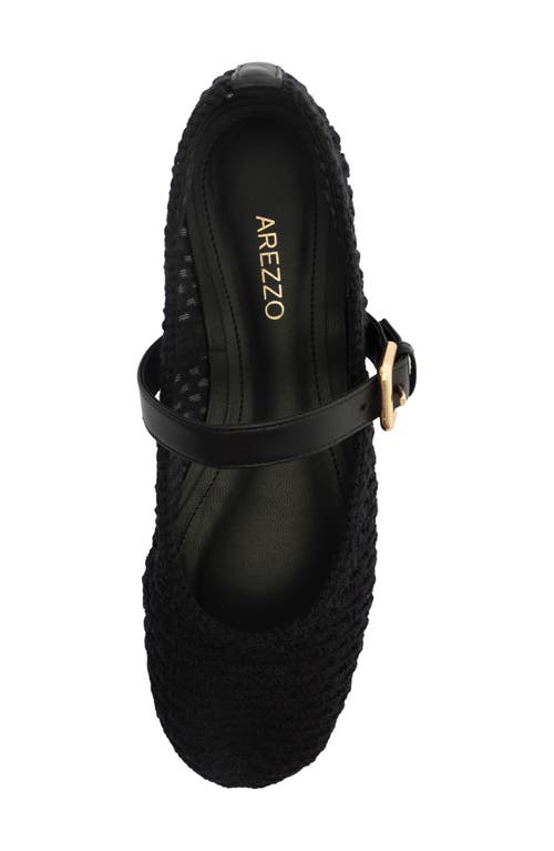 Arezzo Abby Ballet Flat In Black