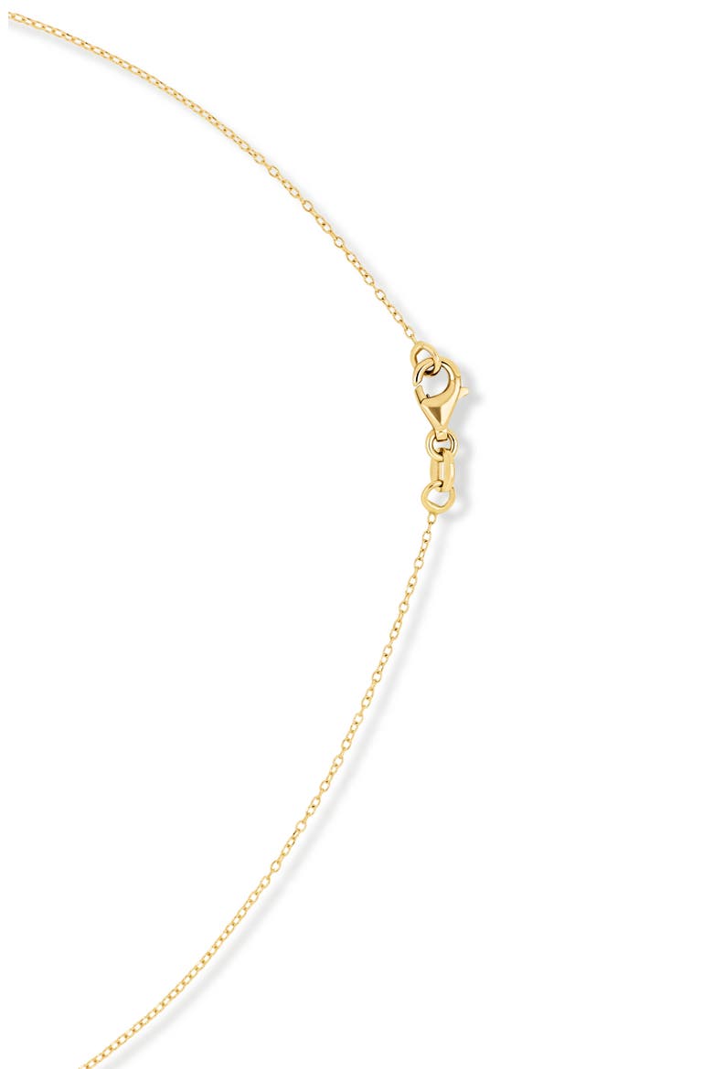 14k Gold Beaded Chain Necklace, Alternate, color, 14KY