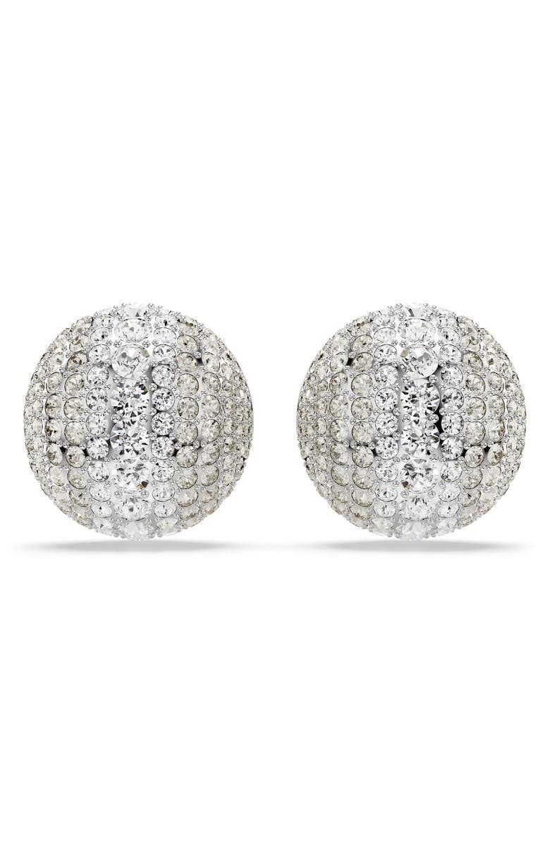 Swarovski Sublima Pavé Crystal Clip-On Earrings, Main, color,