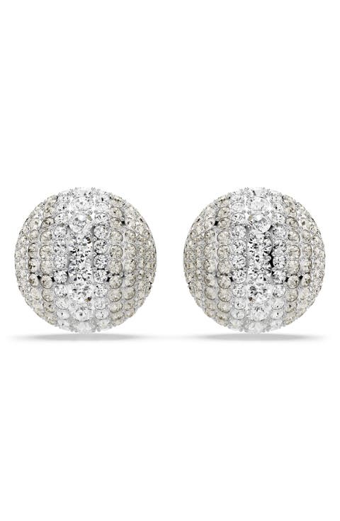 Sublima Pavé Crystal Clip-On Earrings