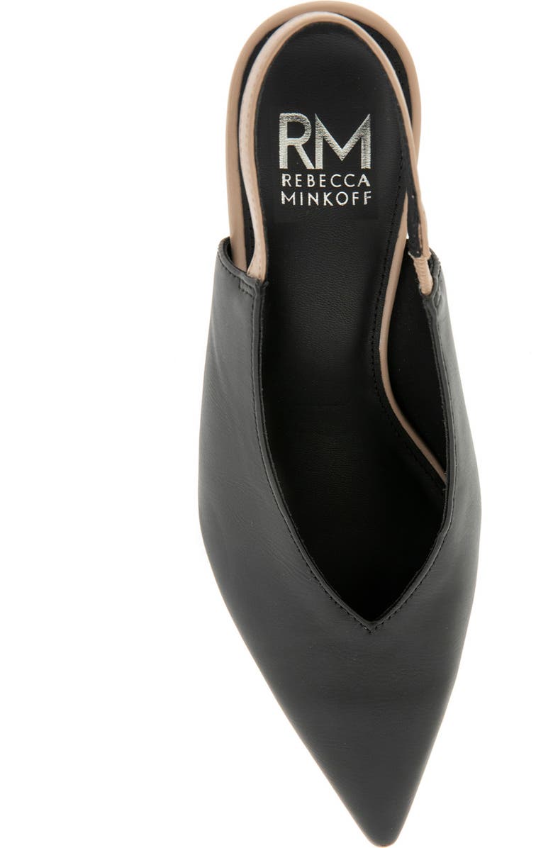 Rebecca Minkoff Tiana Pointed Toe Slingback Pump, Alternate, color, Black