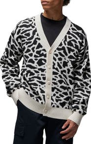 Jordan Elephant Pattern Cardigan