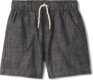 Hatley Kids' Slub Cotton Chambray Drawstring Shorts