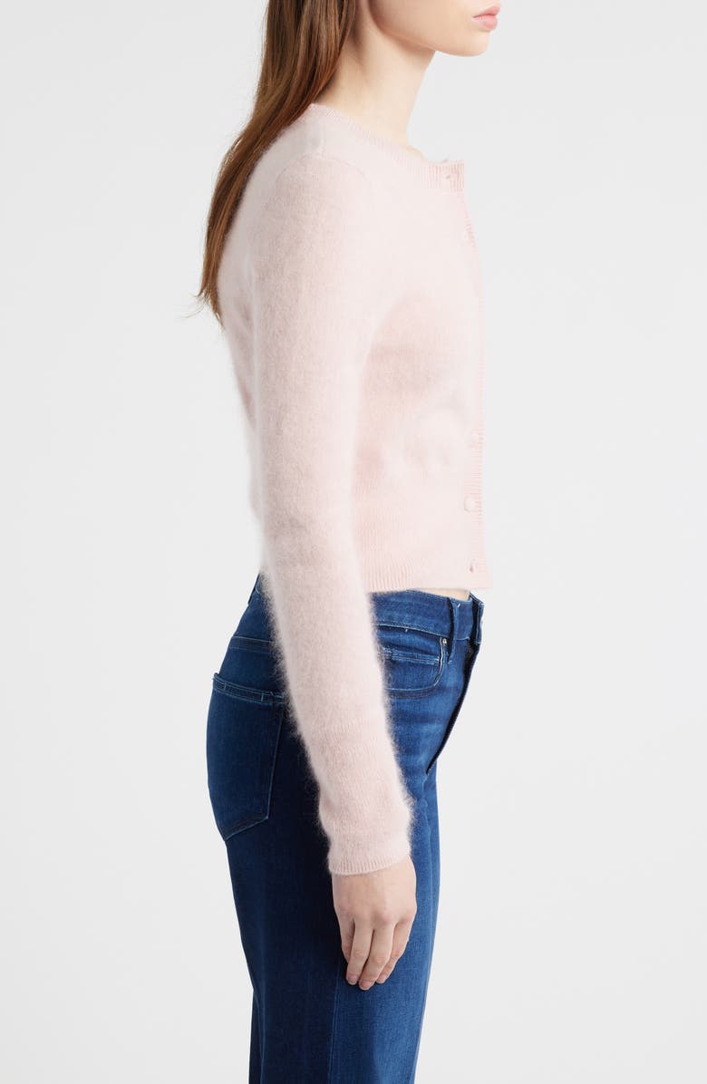 LoveShackFancy Adeanne Cashmere Cardigan, Alternate, color, Lilac