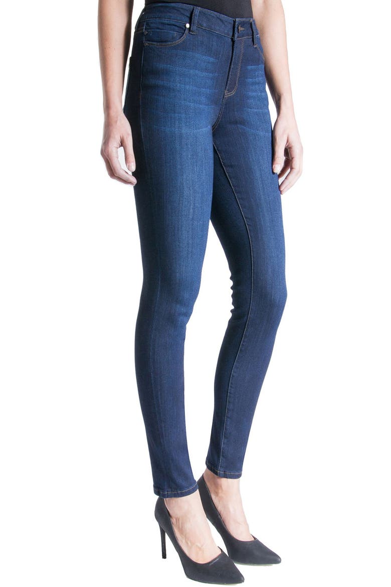 Abby Skinny Jeans, Alternate, color, DOHENY DARK