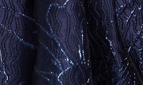 Iris & Ivy Kids' Bow Jacquard Party Dress In Black