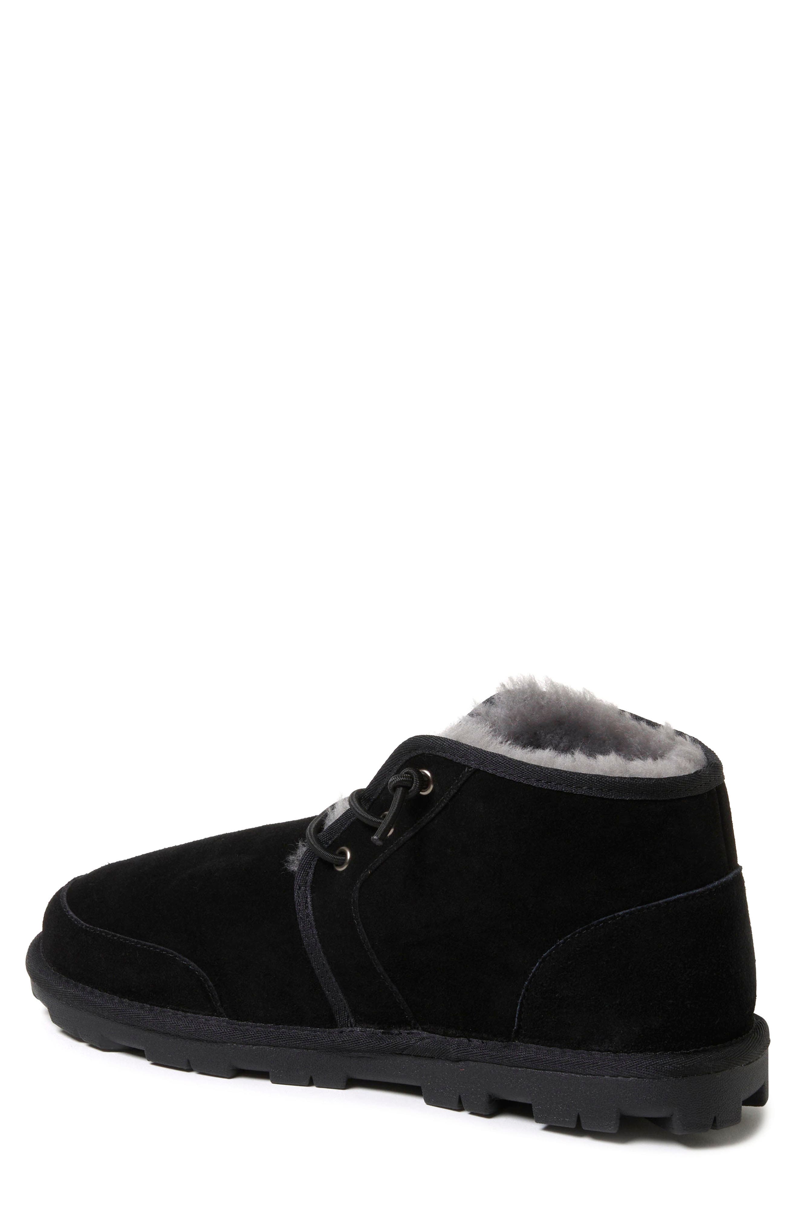 DEARFOAMS Shepparton Genuine Shearling Boot, Alternate, color, Black