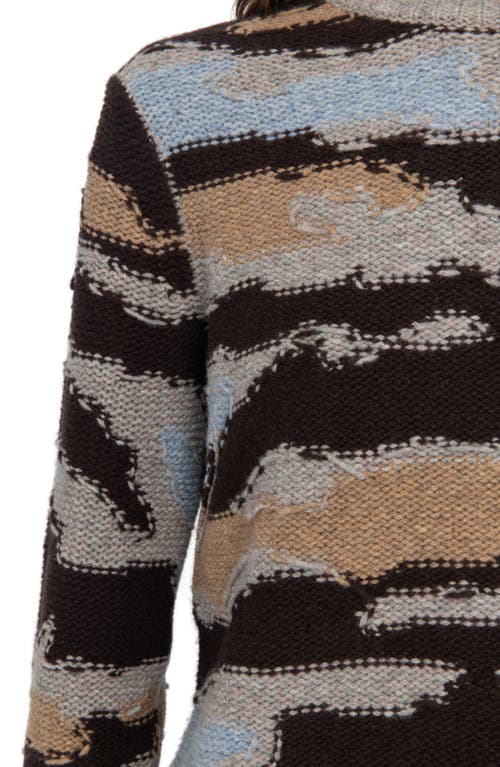 Zadig & Voltaire Malty Merino Wool Crewneck Sweater In Multi