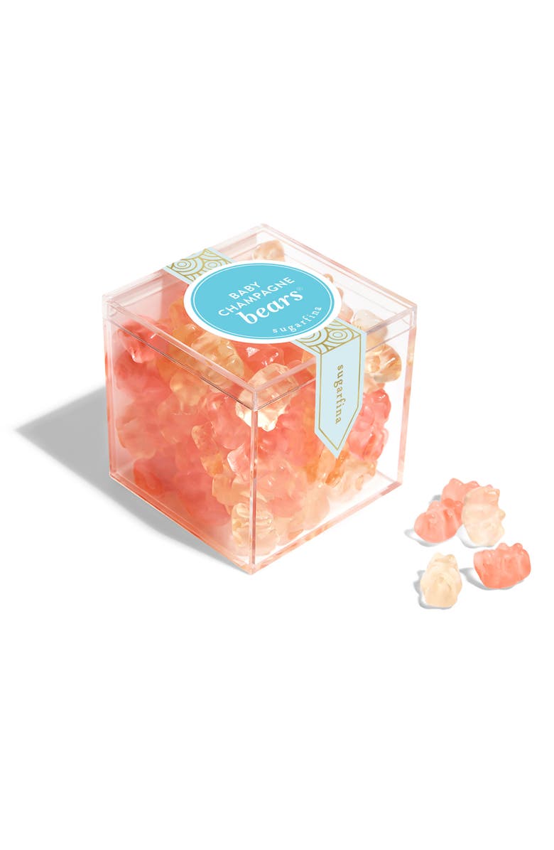 sugarfina Baby Champagne Bears Set of 4 Candy Cubes, Alternate, color, 