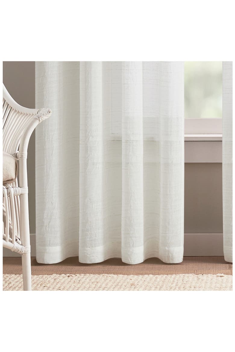 Antigua Set of 2 Poletop Curtain Panels, Alternate, color, LINEN