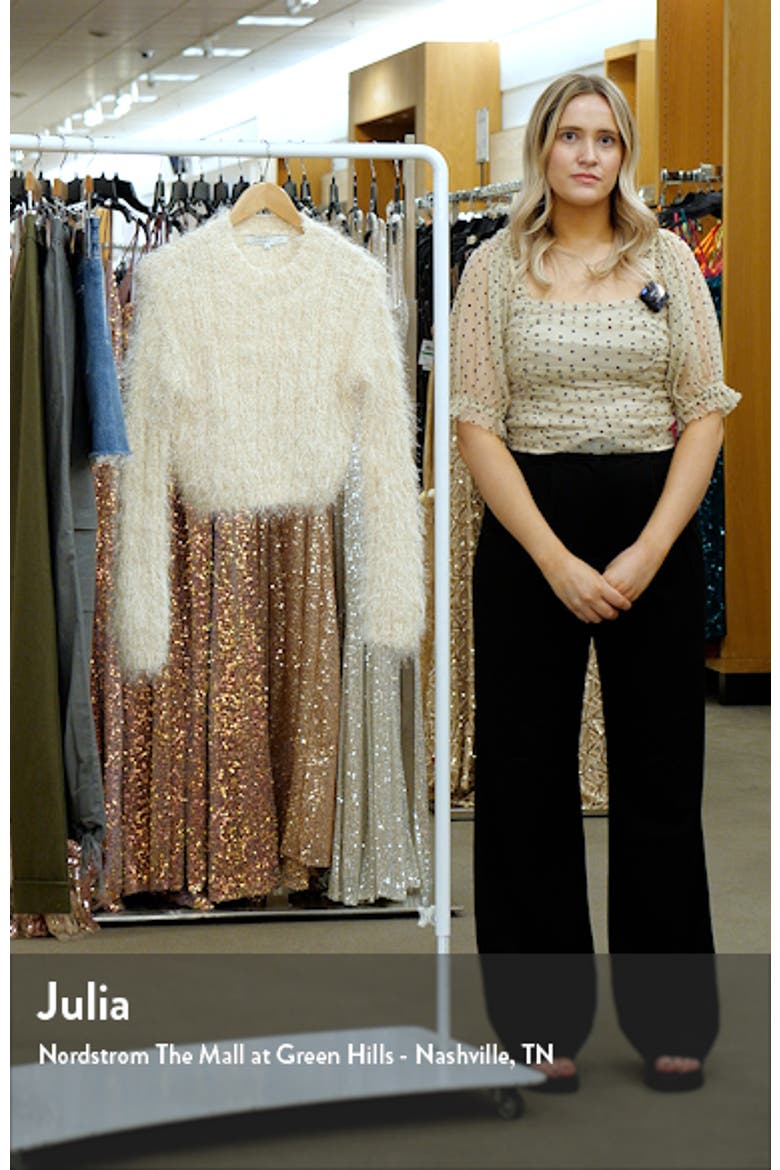 Feathered Crop Sweater video