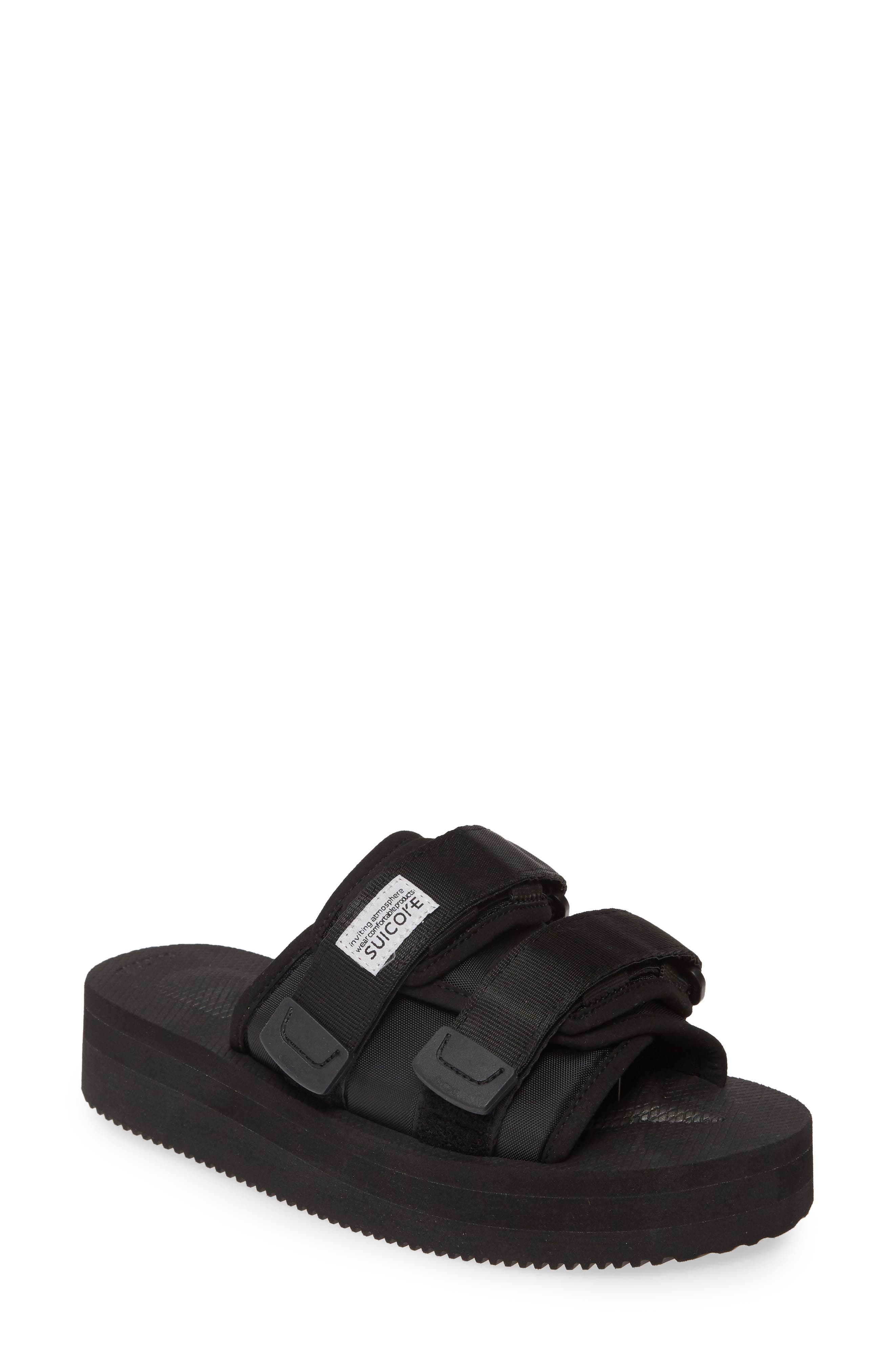 Suicoke Moto Cab Platform Slide Sandal, Main, color, 