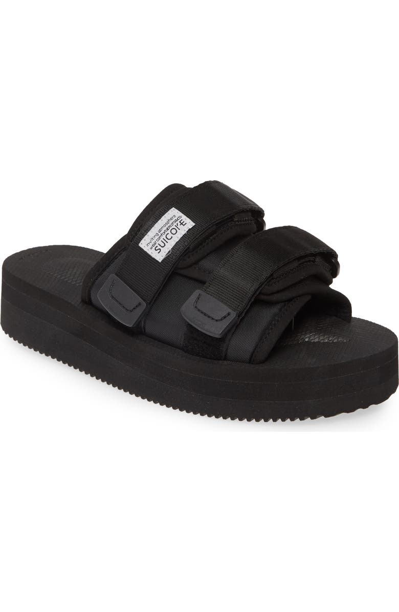 Suicoke Moto Cab Platform Slide Sandal, Main, color,