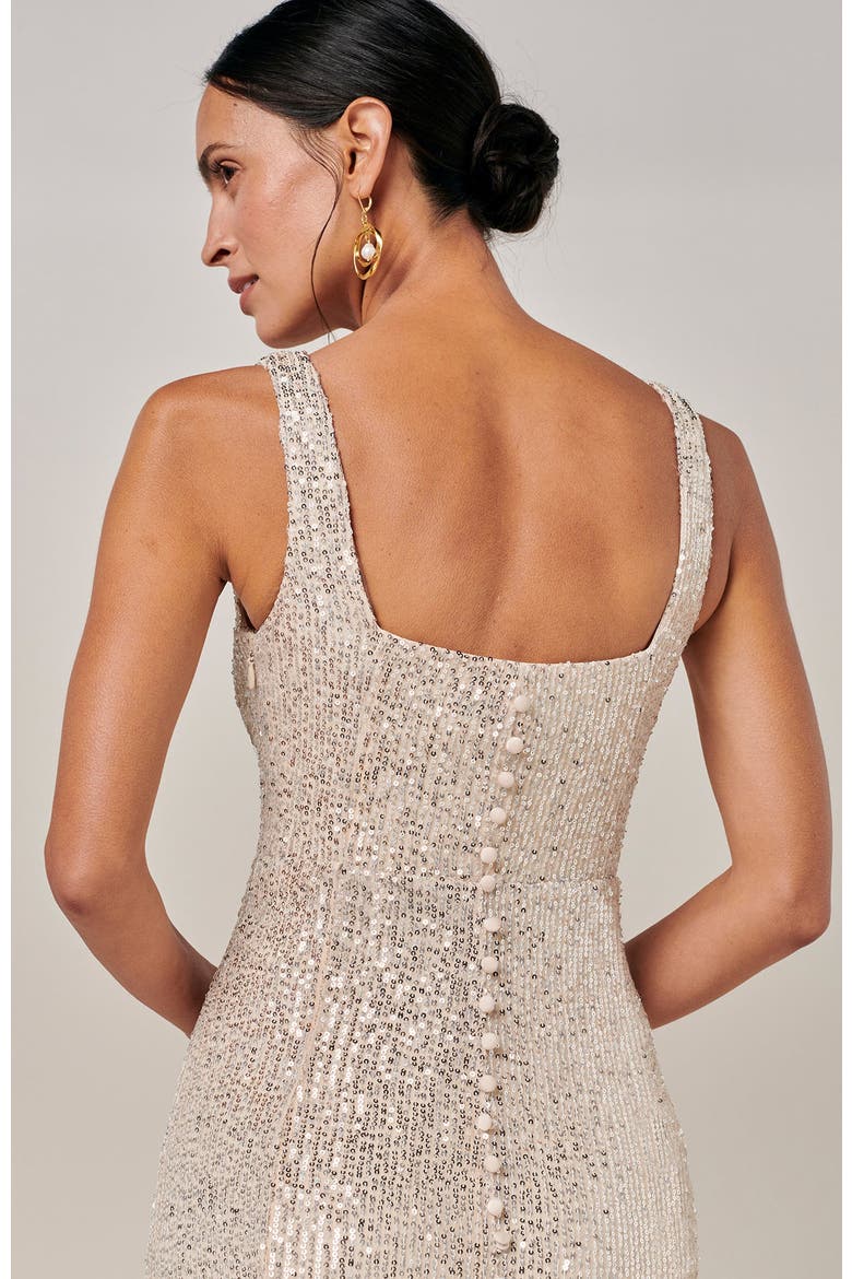 Hozier Gown, Alternate, color, Champagne Sequin
