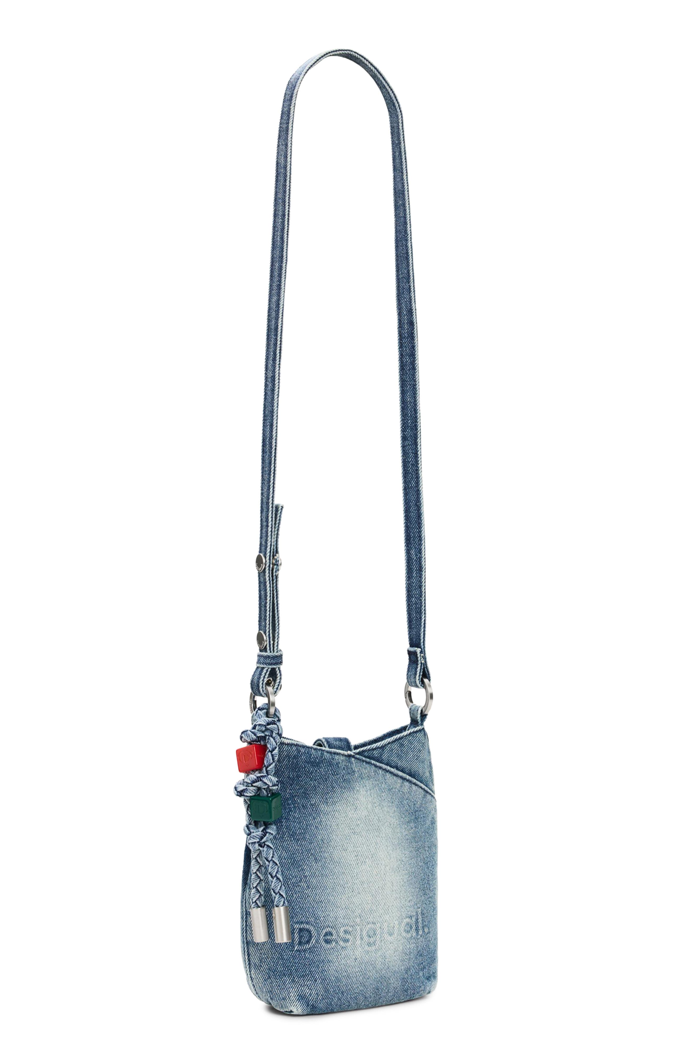 Desigual Denim Crossbody Bag, Alternate, color, 
