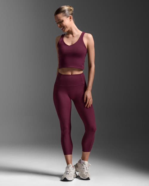 2xu Fluid Hi-rise 7/8 Tights In Multi