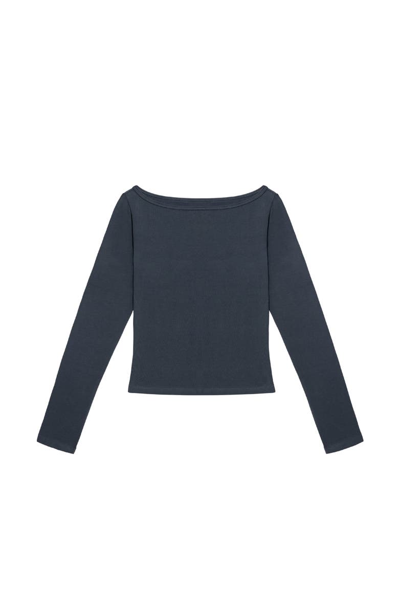 Long Sleeve Top, Main, color, Navy