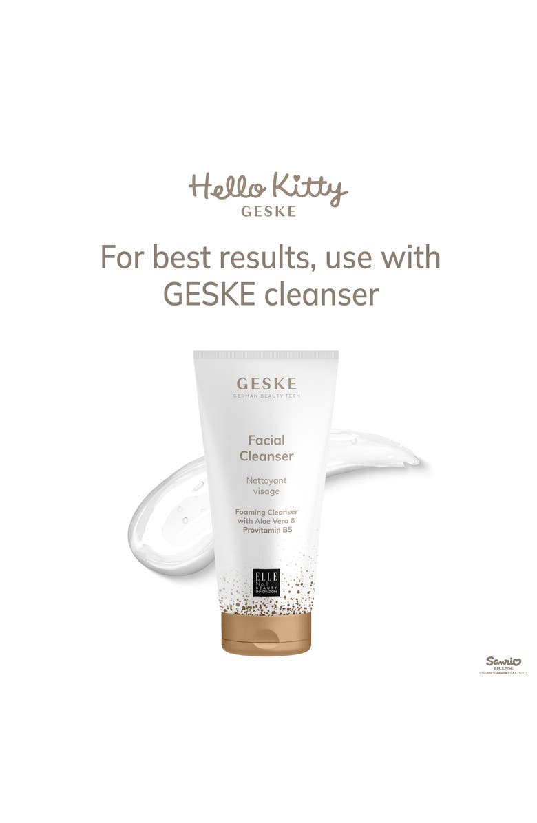 GESKE Hello Kitty SmartAppGuided Facial Brush | 3 in 1, Alternate, color, Hello Kitty Starlight